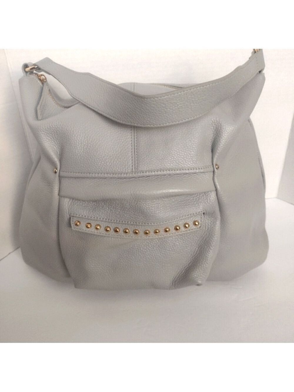 Laggo Soft Pebbled Leather Hobo Bag